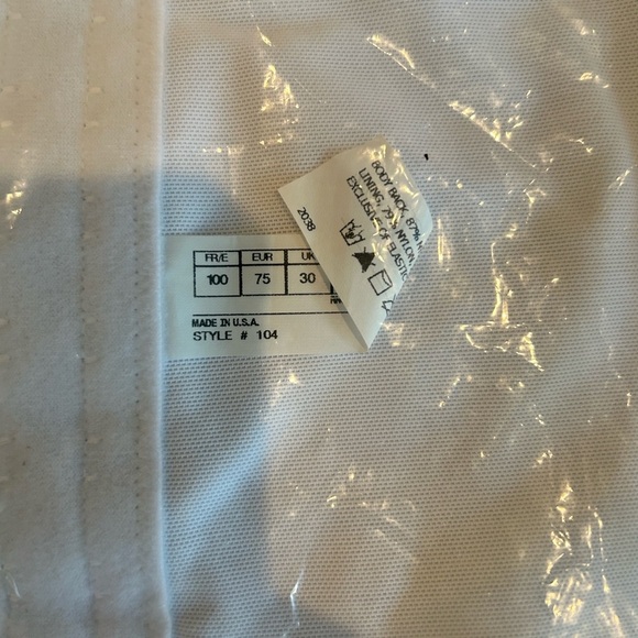 New Va Bien White Bra and Corset Expander Size Large - Picture 4 of 6